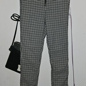 Ardene Monochrome Plaid Trousers